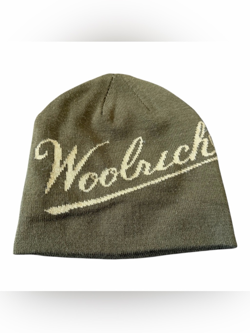 Woolrich Beanie Youth Boys OSFM Winter Hat, Green, Reversible